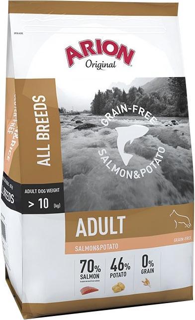 Immagine prodotto Arion Cibo per cani - Senza cereali - Salmone e patate - 12 kg (104961) (Adulto, 1 pz., 12000 g)