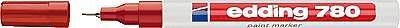 Actual product image Edding 780 Gloss varnish marker (Red, 0.80 mm, 1 x)