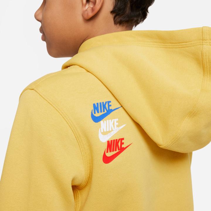 Actual product image Nike B Nsw Si Flc Po Hoodie Bb,Vivi Vivid Sulfur S (S)