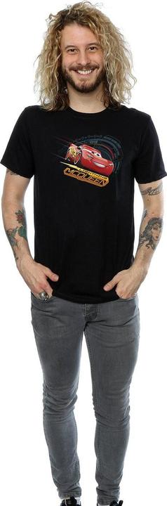 Actual product image Cars Mens Lightning McQueen Cotton T-Shirt (XL)