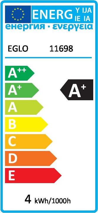 Energy Label EGLO Golden Age (E14, 4 W, 320 lm, 1 x, A)