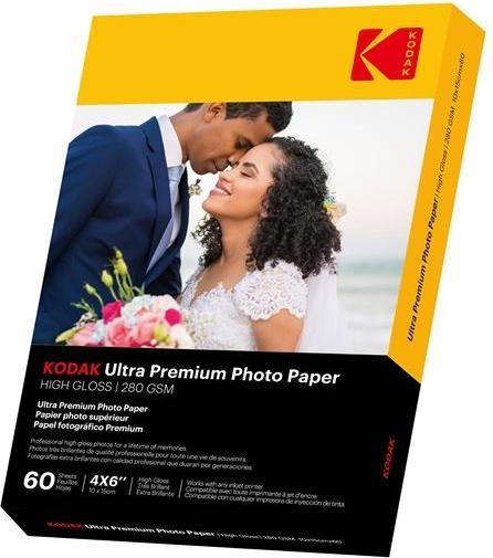Produktbild Kodak Ultra Premium Photo 60 Blatt 280gs (280 g/m², 10 x 15 cm, 60 x)