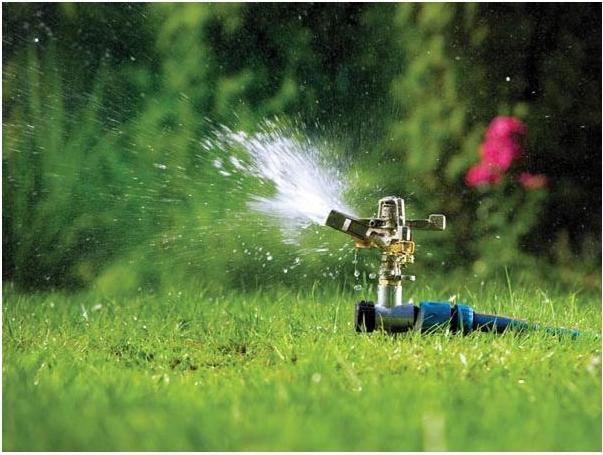 Produktbild Cellfast LUX IDEAL Impuls-Wassersprenger Metallisch (Impuls-, Kreis- und Sektorenregner)