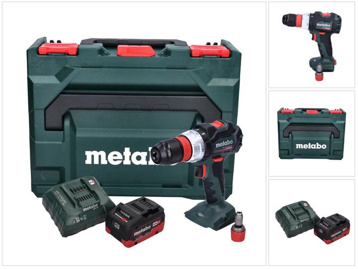 Actual product image Metabo BS 18 LT BL Q cordless drill driver 18 V 75 Nm Brushless + 1x battery 8.0 Ah + charger + metaBOX (Rechargeable battery operated)