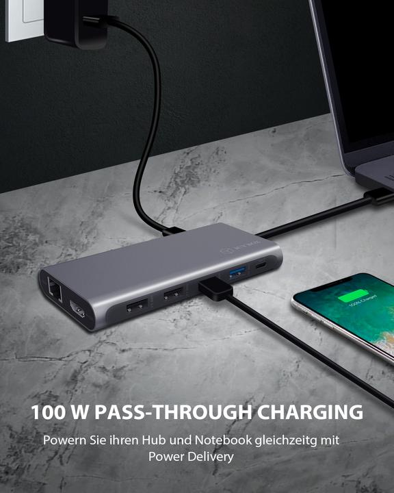 Produktbild Icy Box IB-DK4050-CPD (USB-C, 12 Ports)