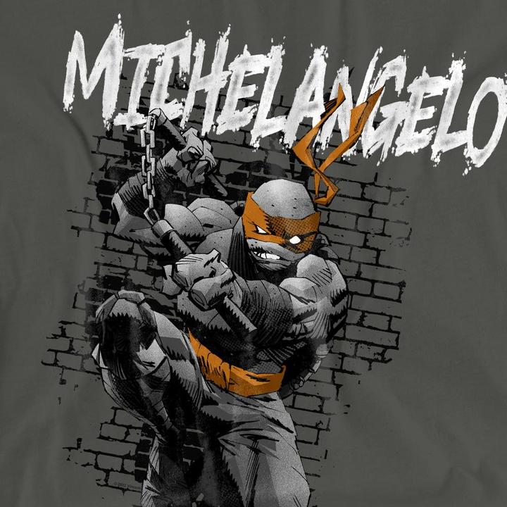 Immagine prodotto Teenage Mutant NT Maglietta Michelangelo Adulto Unisex (S)