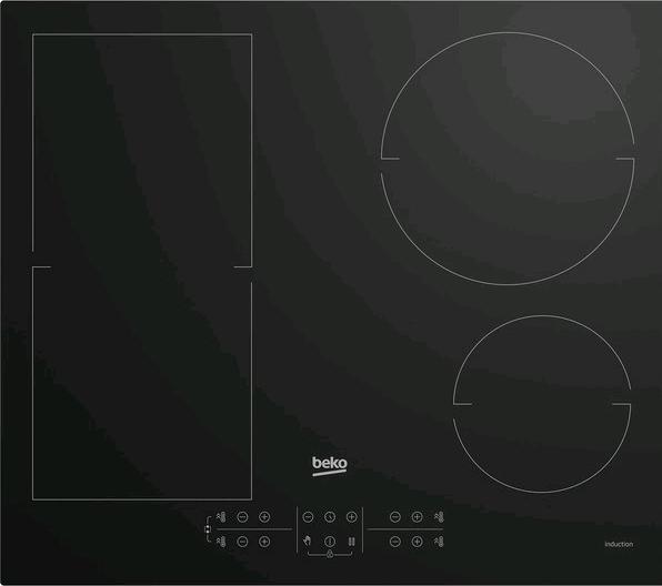 Beko HII64200FMT Cooktop Integrated Zone Induction Hob 4 Zone(s)