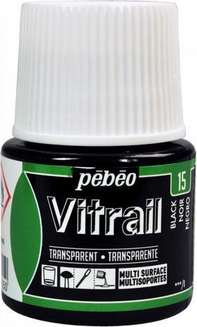 Immagine prodotto Pebeo Vitrail Trasparente (Nero, 45 ml)