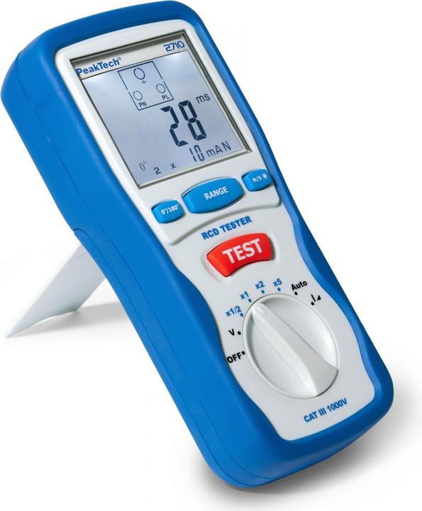 Actual product image Peaktech P 2710 Digitaler FI Tester (CAT III 600V)