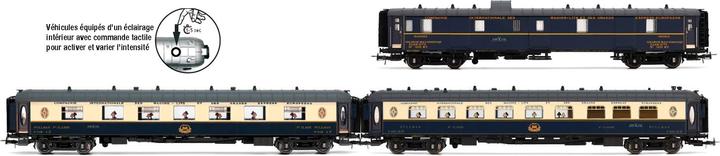 Actual product image Jouef CIWL 3-parts. Set Set Etoile du Nord DD3 VP Côte d'Azur VPC Étoile du Nord Ep. II