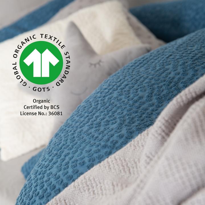 Actual product image Roba Stretch cover for changing mat 75x85 cm 'Seashells' oyster (75 x 85 cm)