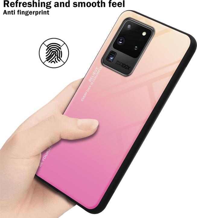 Image du produit Cadorabo Couverture en verre TPU 2 couleurs (Samsung Galaxy S20 Ultra)