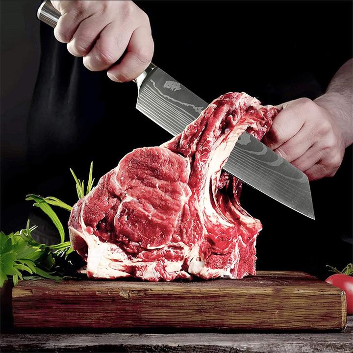 Image du produit Kepeak Couteaux de cuisine tranchants en acier inoxydable (20.30 cm)