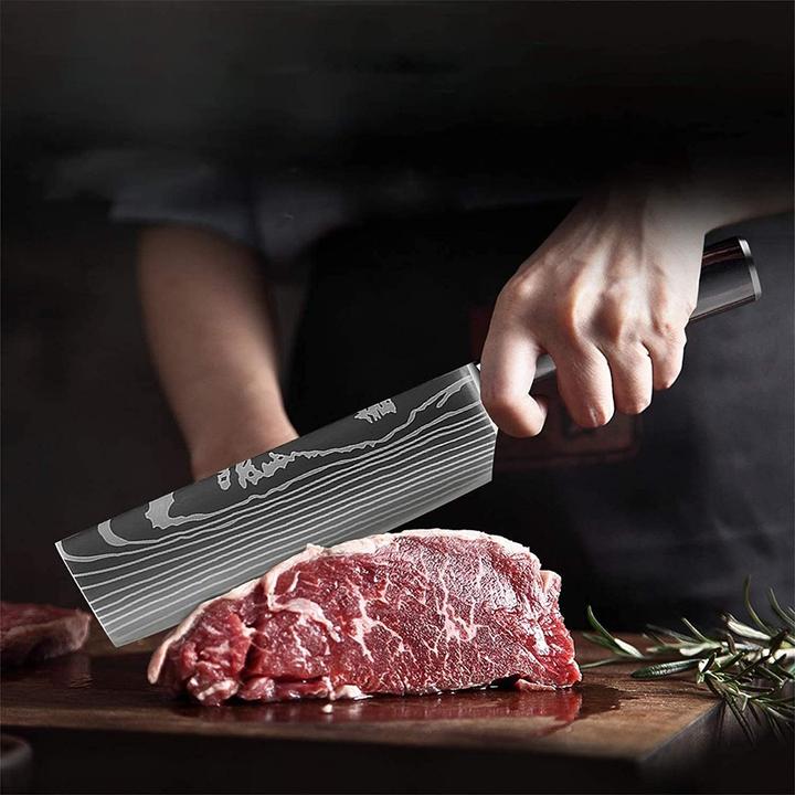 Image du produit Kepeak Couteaux de cuisine tranchants en acier inoxydable (20.30 cm)