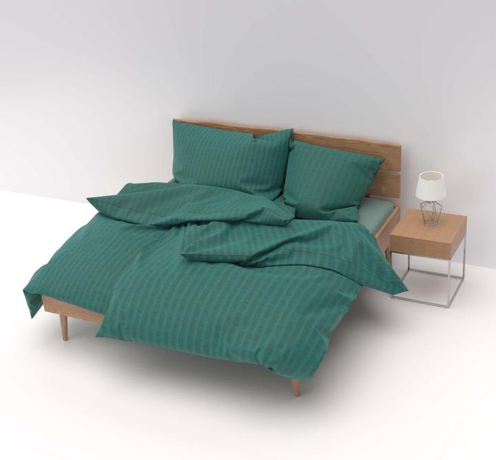 Immagine prodotto Lotus Bettwaren Biancheria da letto in raso Seersucker uni (Copripiumino, 240 x 240 cm)