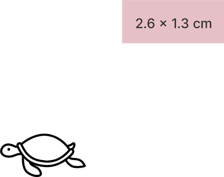 Immagine prodotto minink Tatuaggio temporaneo - Simpatica tartaruga