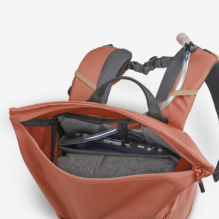 Image du produit Quechua Sac à dos de randonnée 16L+4, NH500 Escape Rolltop terracota (20 l)