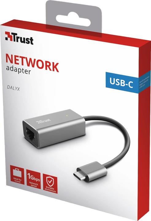 Produktbild Trust Dalyx Verkabelt (USB-C 3.1 Gen 1, RJ45 (1x))