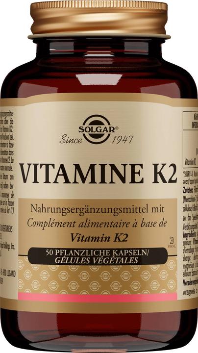 Actual product image Solgar Vitamins K2 Caps (1 Piece, Capsules, 159 g)