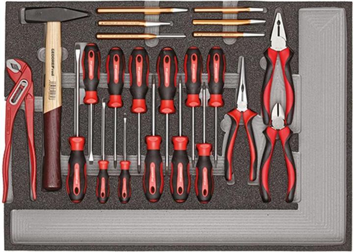 Immagine prodotto Gedore Red rosso R21010004 Set di utensili 3x moduli CT 129 pezzi