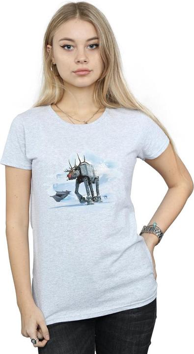 Image du produit Star Wars - T-shirt CHRISTMAS AT-AT REINDEER - Femme (M)