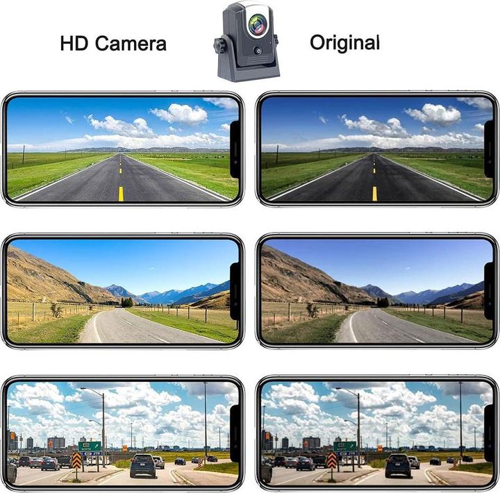 Immagine prodotto Apfelkiste Telecamera di retromarcia wireless WiFi magnetica per auto
