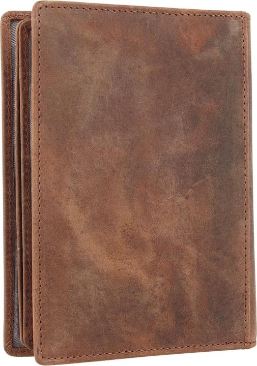 Actual product image Greenland Nature Montenegro passport holder RFID leather 12 cm