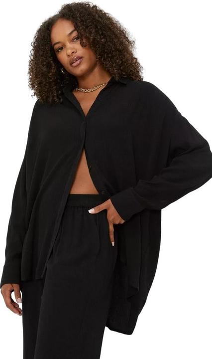 Immagine prodotto Dorothy Perkins Camicia oversize da donna/ragazzo con stropicciatura alta (36 D)