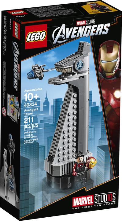 Actual product image LEGO Marvel Avengers toren - 40334 (40334, LEGO Marvel)