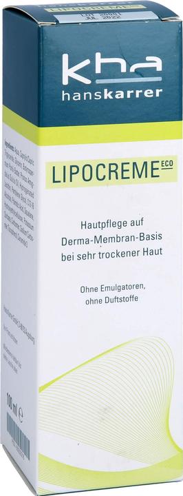 Produktbild Hans Karrer Lipocreme ECO, 100 ml CRE (Körpercreme, 100 ml)