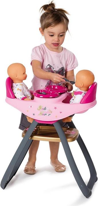 Produktbild Smoby Baby Nurse Hochstuhl Zwillinge