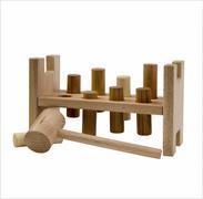 Wooden Story Natural Pound-A Peg (English)