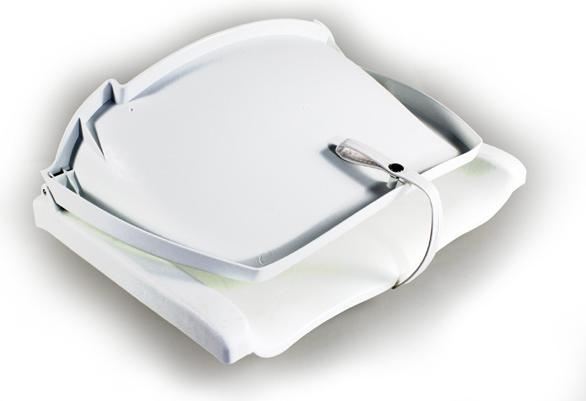 Produktbild Pro-Tec Bootssitz 52x48x40 cm Kunstleder Wasserfest Weiss