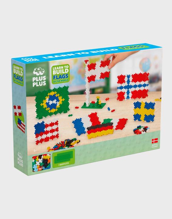 Image du produit Plus-Plus Apprendre à construire des drapeaux du monde - (3932)