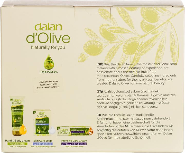 Produktbild Natura Punto Geschenkset Olivenöl, Feuchtigkeitscreme (75 ml), Intensivcreme (20 ml) und Seife (150 g) (Haarpflege set)
