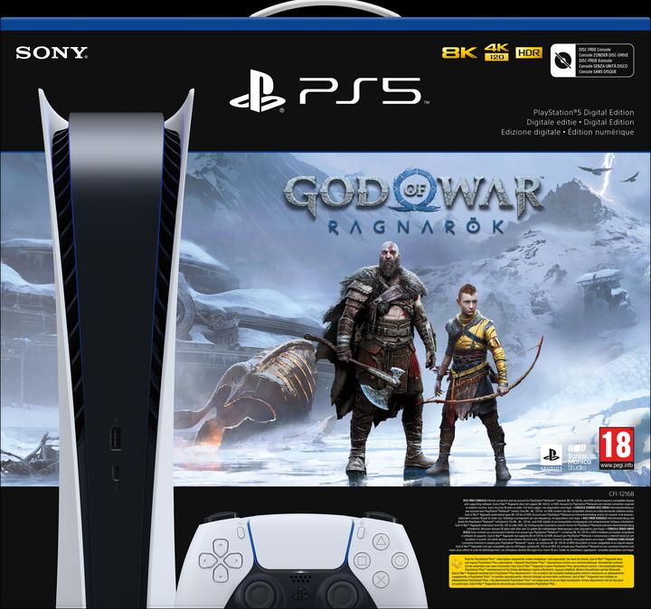Image du produit Sony Playstation 5 Digital - Bundle God of War Ragnarok