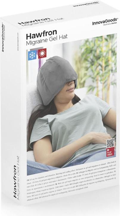 Produktbild InnovaGoods Hawfron Migraines and Relaxation Gel Hat Grey