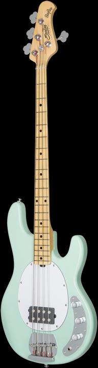 Actual product image Bass Guitar, S.U.B., StingRay RAY4, Mint Green (Electric guitars set, Basswood, Maple)