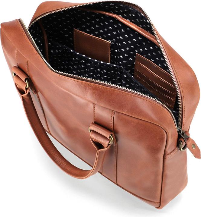 Produktbild Buckle & Seam Aktentasche Everett Cognac/Dots