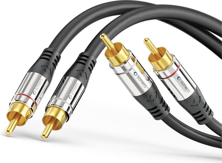 Image du produit Sonero Câble audio RCA - RCA 0,5 m (0.50 m, RCA)