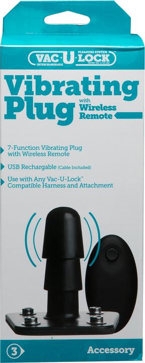 Produktbild Doc Johnson Vibrating Plug with Wireless Remote