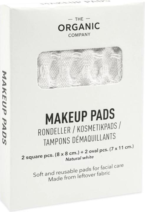 Actual product image The Organic Company Big Waffle 4er Set Makeup Pads