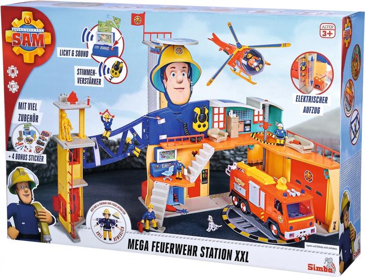Actual product image Simba Sam Mega Fire Station XXL