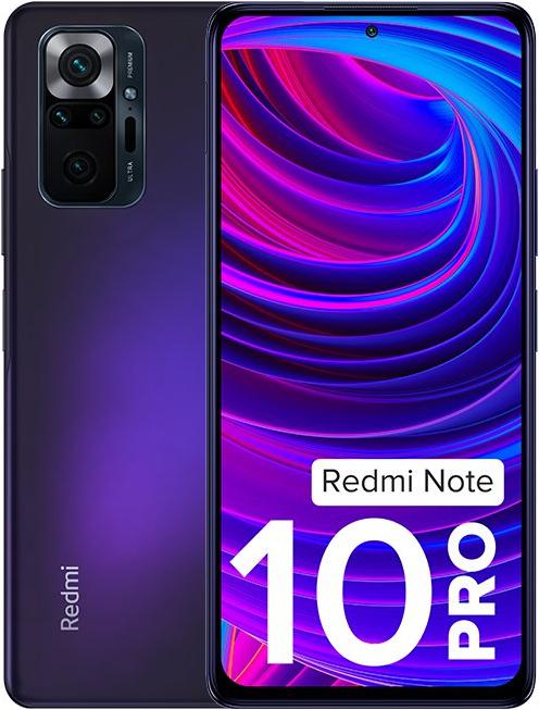 Actual product image Xiaomi Redmi Note 10 Pro (256 GB, Nebula Purple, 6.67", Dual SIM, 108 Mpx, 4G)