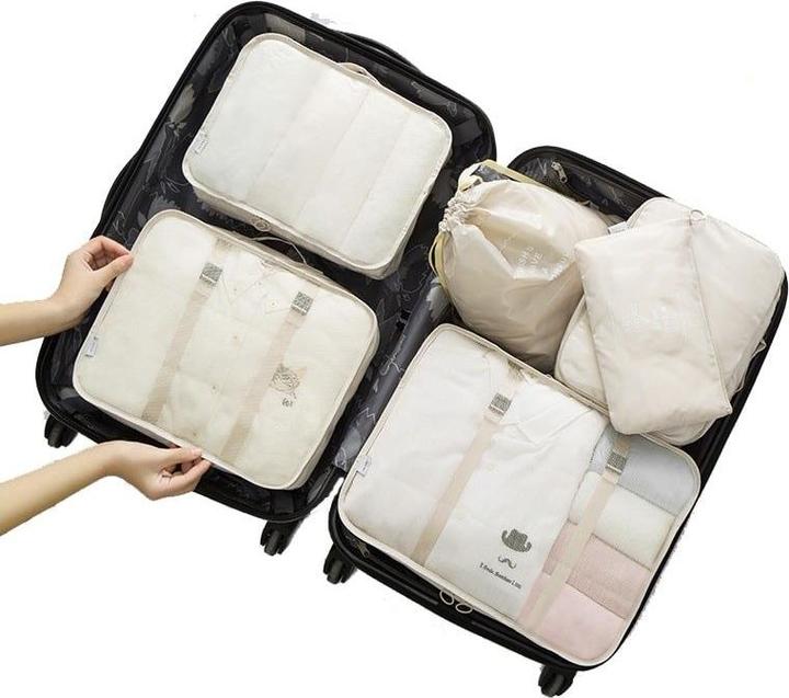 Image du produit JTI Set de sacs d'organisation, 6 pièces - Beige