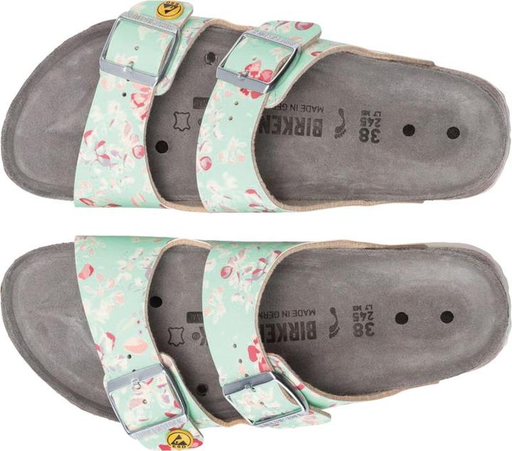 Produktbild Birkenstock Sandale Arizona ESD Gr.39 flower field mint Birko Flor EN 61340 (39)