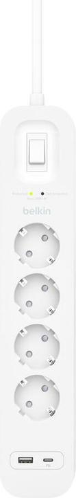 Actual product image Belkin Surgemaster surge protection (4 x, 2 m)