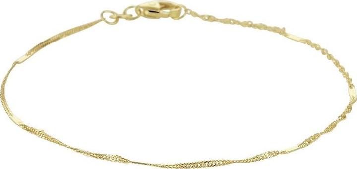 Immagine prodotto Sparkle14 Armband Singapur 1,1 mm 18 cm - Goud (18 cm)