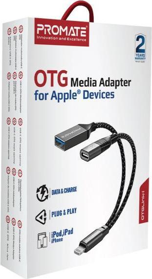 Actual product image ProMate OTGLink-i OTG Media Adapter Apple (Lightning, USB Type C)