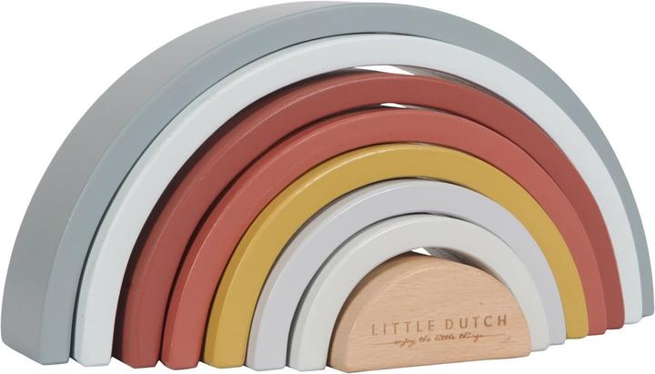 Actual product image Little Dutch Rainbow Stacking Game